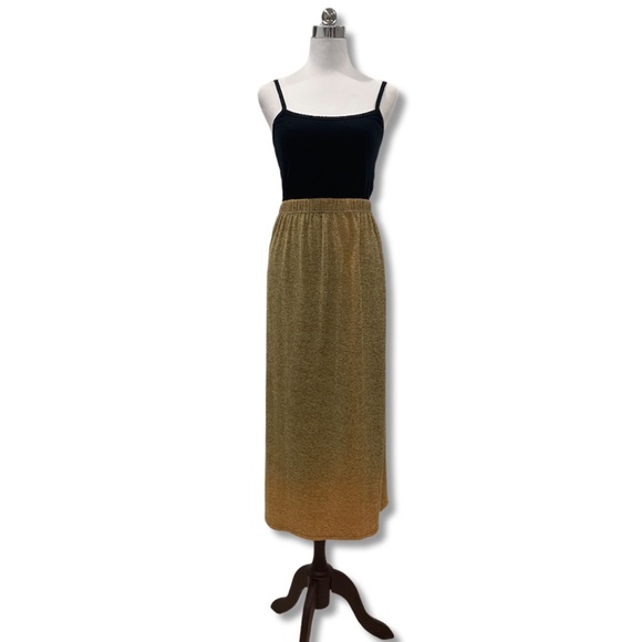 Unbranded Dresses & Skirts - Vintage Retro Brown Ombre Straight Pencil Maxi Skirt
